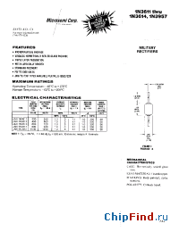 Datasheet 1N3957 manufacturer Microsemi
